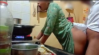 Indian sexy wife got fucked while cooking