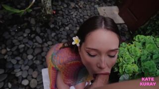 Russian Teen Babe giving good head