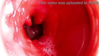 CAMERA INSIDE PUSSY: POWERFULL CUM IN PUSSY! BEST Internal ASMR in 4K MORE SPERM