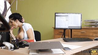 LOAN4K. The charming girl agrees to befriend the gifted bank clerk