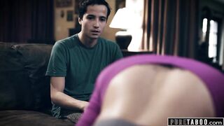 PURE TABOO Jealous Son Seduces Step-Step Mom To Spite Step Dad