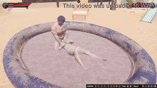 Misty vs Okan (Naked Fighter 3D)