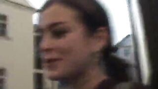 CZECH STREETS - VERONIKA BLOWS DICK FOR CASH