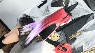 My Big Ass Stepsister Gives Me the Best Halloween Gift: Her Sweet Anal Virginity (Over 18)