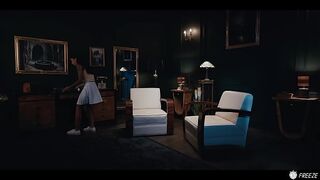 Lesbian Freeze Fetish - Brunette Latina Girl Stops Time And Pranks Coco Bae While Sucking Her Tits