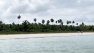 She received an unexpected anal creampie in front of everyone.