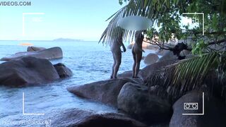 voyeur spy nude couple having sex on public beach - projectfiundiary