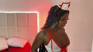 Carnival adventures - I evaluated my friend's costume and ended up cumming on that delicious pussy.