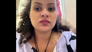 Gassy Milk-Intolerant Girl on the Toilet and Farting
