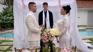 Priest Fucks His Bride on Their Wedding Day in the Bathroom - Mariana Martix