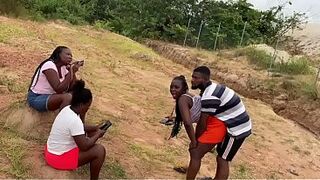 THREE GIRLS GOING TO FUCK ONE GUY